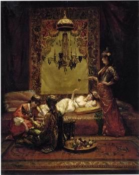 unknow artist Arab or Arabic people and life. Orientalism oil paintings 567 Germany oil painting art